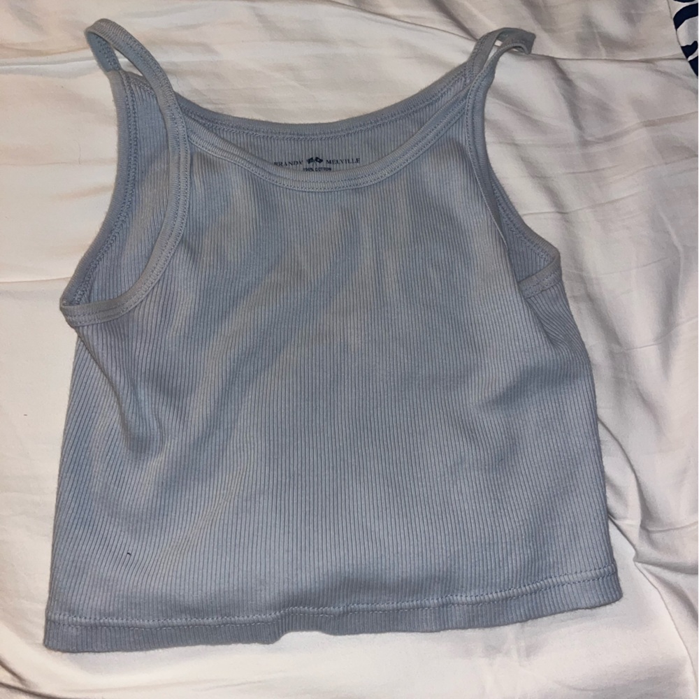 Baby blue Brandy Melville halter tank